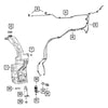 Jeep Cherokee Windshield Washer Hose (2014-2018)