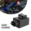 LED Turn Signals 3x2.9x6.5cm Black ABS Flasher Relay 12V 3-Pin