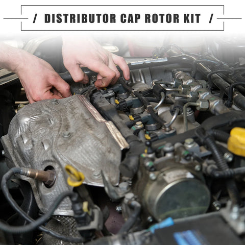 Chevrolet Ignition Distributor Set 2 x Cap & Rotor Kit
