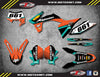 KTM EXC Custom Graphics Full Sticker Kit (2012-2013)