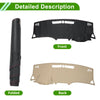 Chevrolet Equinox (2018-2019) Dash Mat Carpet Black Red Dashboard Cover