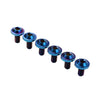 Bike Motorcycle 6 x M5x30mm Titanium Alloy Torx Head Bolts