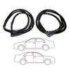 Toyota Corona Mark II RX10-RX13 1968-1972 Rear Door Weatherstrip x2