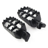 Universal Motorcycle Bike Black CNC Wide Foot Pegs Rear Set Pedals