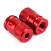 Car Motorcycle Bike MTB 2 x Aluminium Anti-Theft Valve Caps (F3)