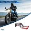 Yamaha WR125X Titanium Red Adjustable Short Long Brake Clutch Levers (2009–2015)