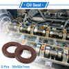 Make Model Oil Seal 2 x 30x52x7mm FKM Rubber Brown