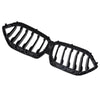 BMW X6 G06 X6M F96 Gloss Black Single Line Kidney Grille (2020-Present)