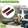 Motorcycle Handlebar Aluminum Rubber Red 7/8" 22mm Hand Grips Cover