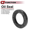 Rotary Shaft Seal 30x47x7mm Nitrile 70 Durometer Rubber 5 Pcs