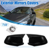 BMW 535i GT Black  Door Wing Rearview Side Mirror Cover Caps (2011-2013)