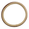 Car 15" Beige Wood Grain Look Steering Wheel Cover