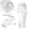 Dome License Plate - White T10 W5W 168 194 LED Light Bulbs