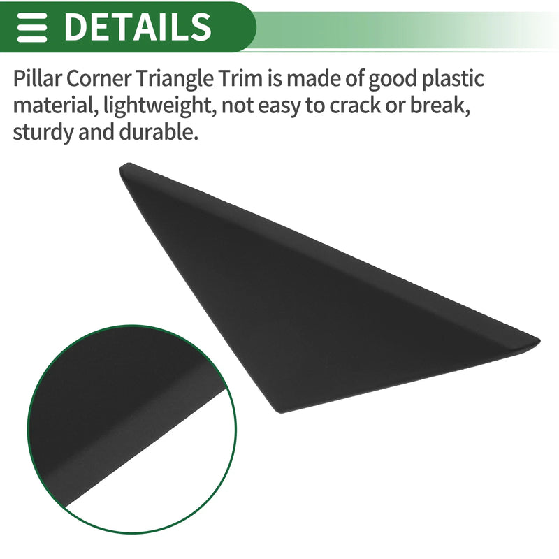 Hyundai Tuscani Front Left Side Door Pillar Window Trim (2001-2009)
