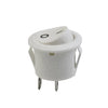 MOTORHOME Mini Rocker Switches 5 Pcs White 2-Pin On-Off