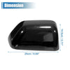 Ford F-350 Super Duty Gloss Black Top Half Mirror Covers (2017-2022)
