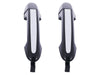 Hyundai Santa Fe CM 2x Rear LH+RH ChromeBlack Outer Door Handle (2005–2012)
