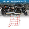 40x40cm Motorcycle Luggage Cargo Net Red