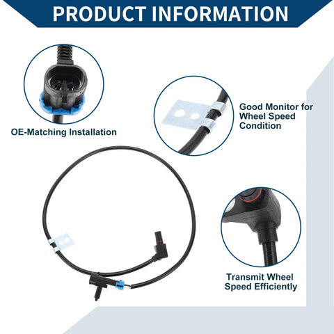 Chevrolet Blazer 4WD Front ABS Wheel Speed Sensor