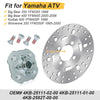 Yamaha Wolverine 350 Bolts / Front Wheel Hub & Brake Rotor / (1995–2000)