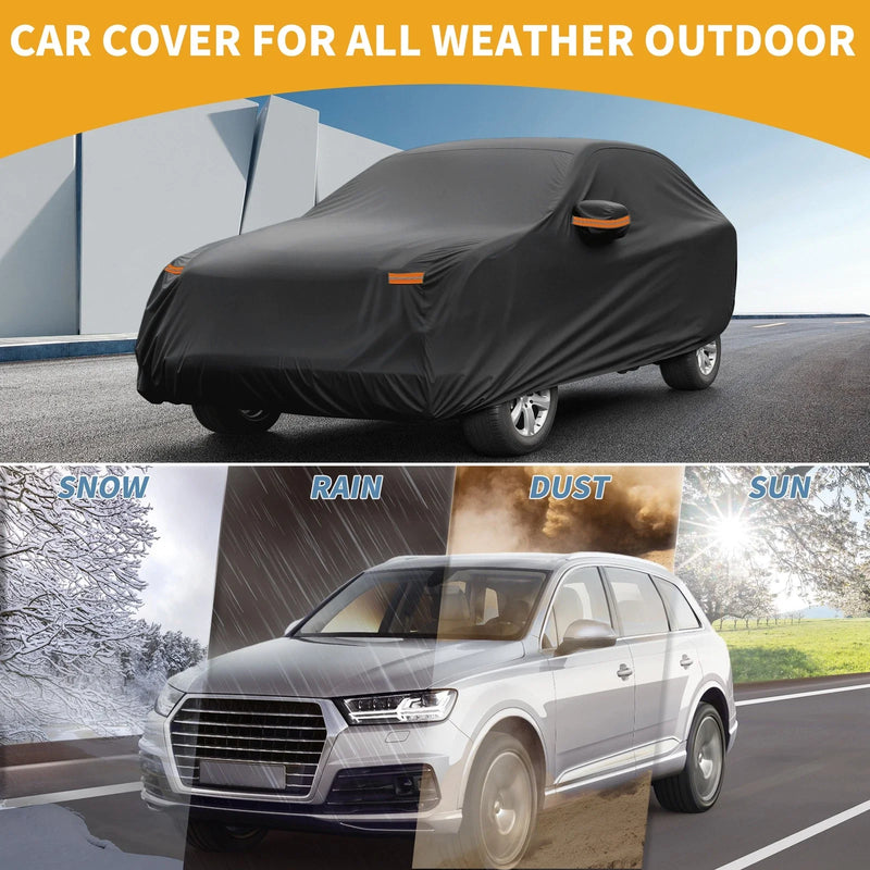 Volvo XC40 (2017-2022) Black Aluminum Film Waterproof Car Cover
