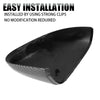 Ford Fiesta 2 x Carbon Fiber Black Rearview Mirror Covers (2018-2024)