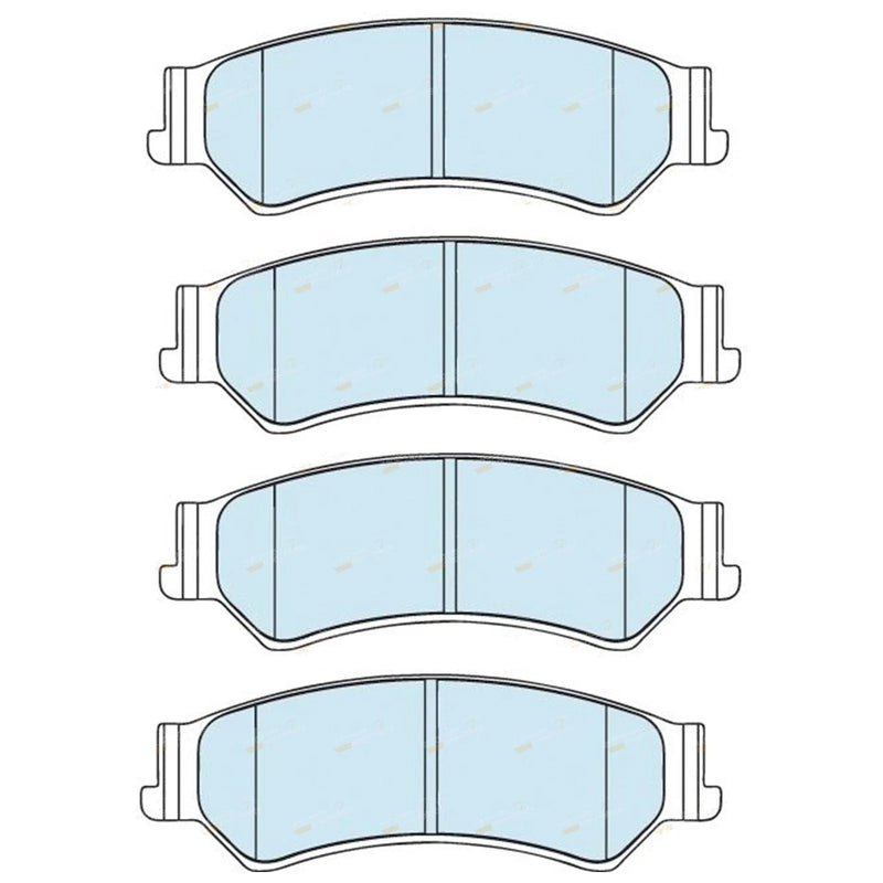 Ford Falcon Fairlane Fairmont GCT Rear Disc Pad Set (2005 - 2014)