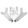 Honda CBR600RR Rear Passenger Footrests Footpegs Bracket Set (2003-2004)