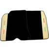 Ferrari California T (2015-2019) - Crema Nappa Leather Black Floor Mats