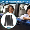 Toyota Highlander Door Pillar Window Trim / 4 Pcs / Door Pillar Window Trim