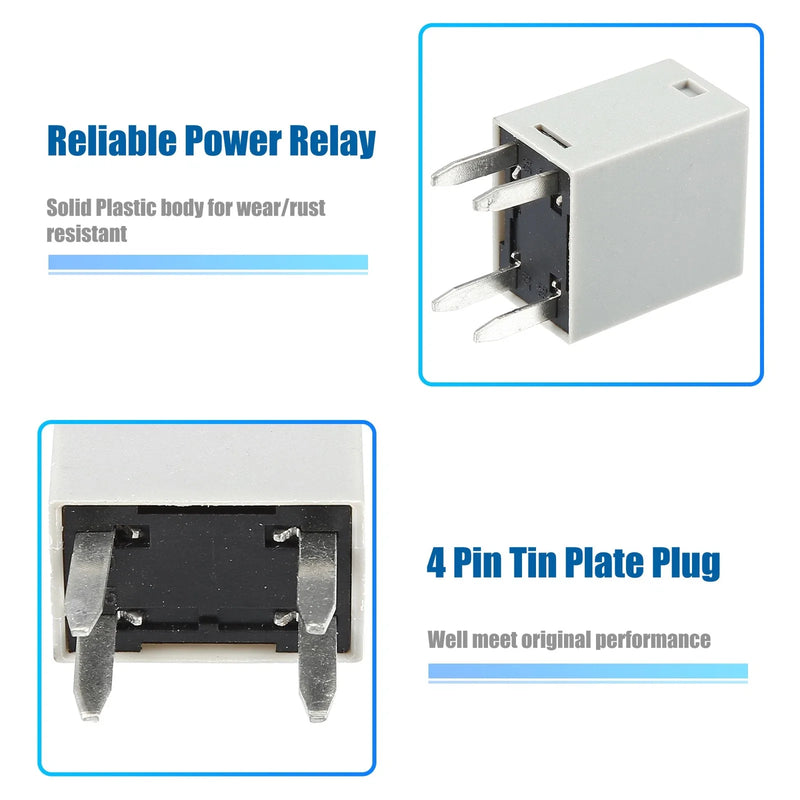 Dodge Ram Jeep 4 Pin Automotive Power Relay 12V 35A