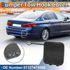 BMW 530i 540i Light Gray Rear Right Bumper Tow Hook Cover