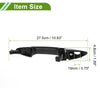 Hyundai Accent 2012-2017 Black Front Left Exterior Door Handle