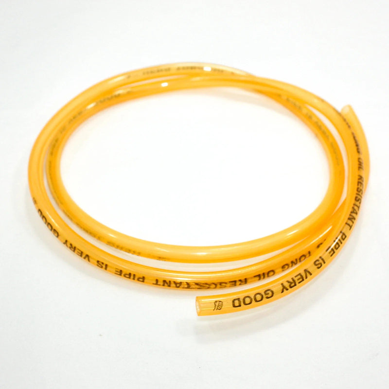 ATV Buggy Dirt Bike Quad 1 Meter 5mm ID Clear Orange Fuel Line Hose