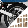 Motorcycle 14 x Brass Wheel Spoke Balance Weights Refill with Wrench
