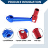Bosuer M5 Folding Gear Shifter Lever Blue/Red Head