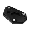 Suzuki GSX-S Motorcycle Kickstand Side Stand Plate Pad Black (15-21)