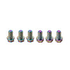 Motorcycle Bicycle 6pcs M6x40mm Titanium Torx Head Flange Bolts