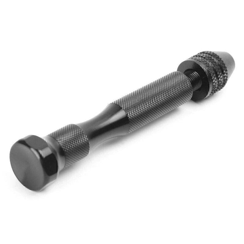 Make & Model Mini Micro Hand Drill Kit with Keyless Chuck & 10 Twist Drills