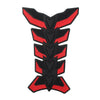 Motorcycle 3D Red Fish Bone Gas Fuel Oil Tank Pad Decal Sticker