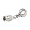 Motorcycle 10.2mm 3/8" Eye Banjo Hose Ends AN-3 45�� Brake
