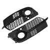 Audi Q5 S-Line Front Bumper Fog Light Lamp Grill Cover Pair (2013-2017)