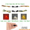 Harley, Honda, Yamaha, Kawasaki 4 x Mini Front & Rear LED Turn Signals