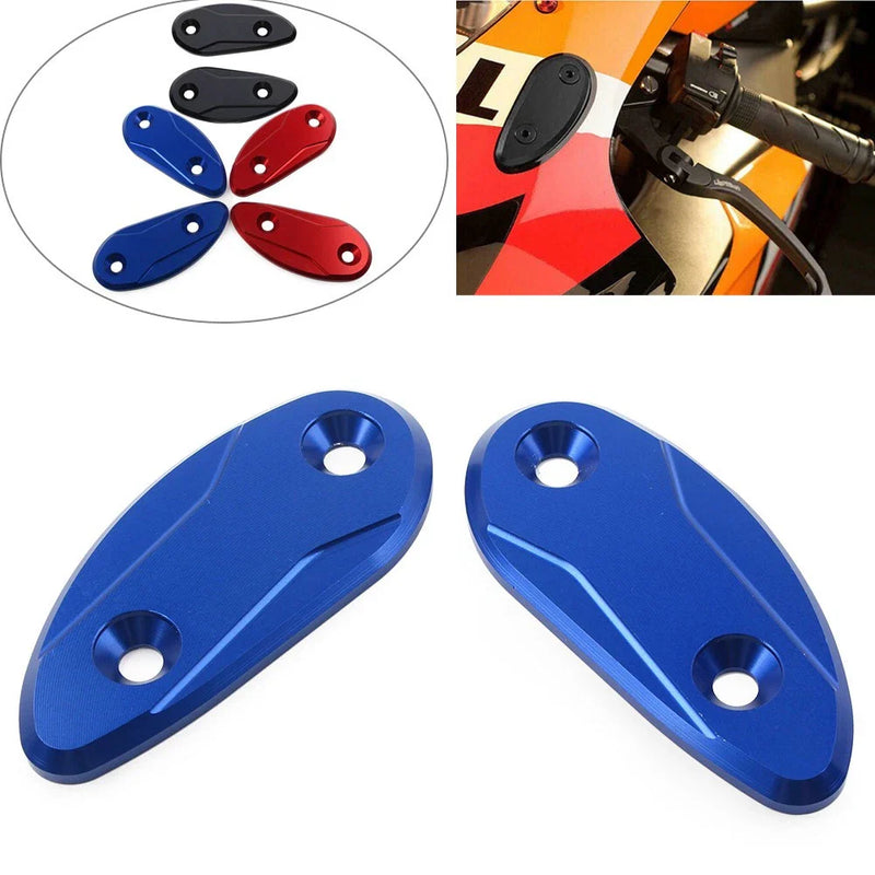 Honda CBR1000RR Rearview Mirror Block Off Base Plates Cover (2008-2017)