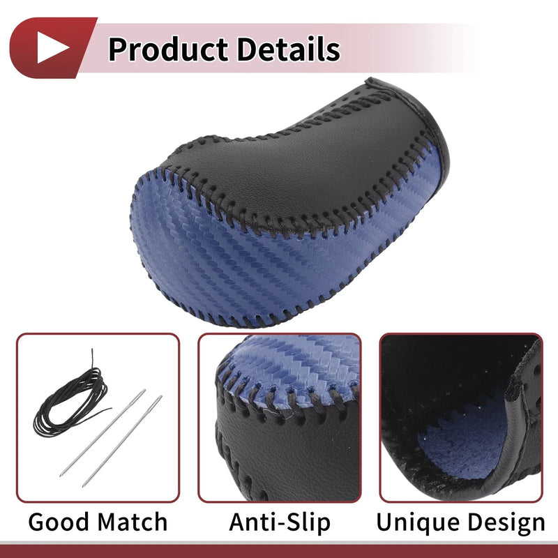 Mazda CX-5 Blue Faux Leather Gear Shift Knob Cover (2013-2014)