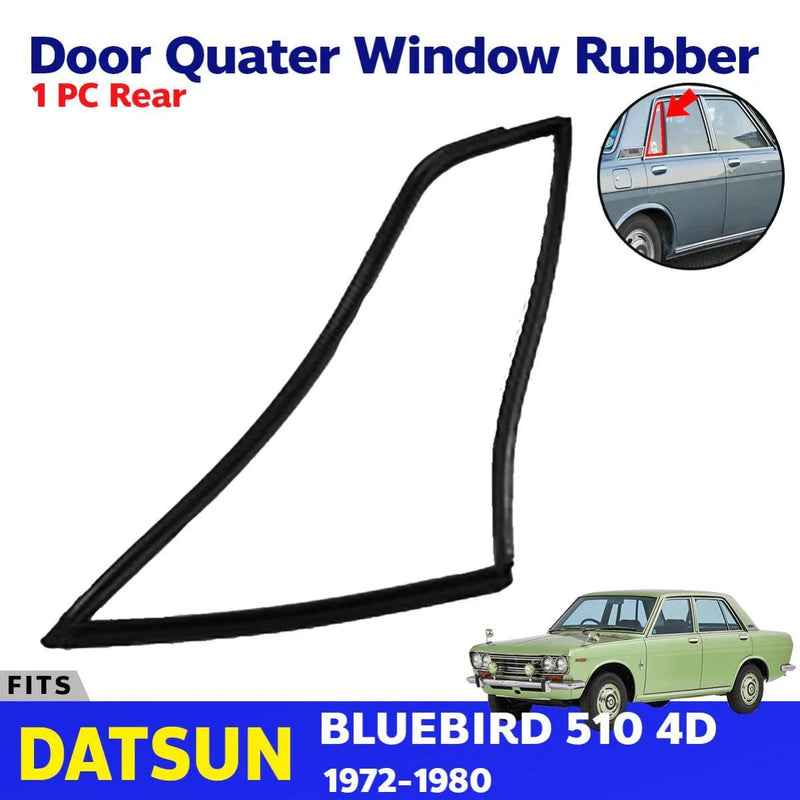 Rear Door Quater Rubber Seal 1 PC Fits Dutsun Bluebird 510 4D Sedan 1967-72 D03