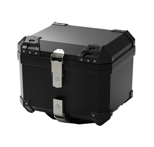 Black Motorcycles 45L Motorcycle Tour Tail Box Trunk Luggage Carrier Case