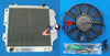 Jeep Wrangler YJ TJ LJ 4 Row Aluminum Radiator & Fan Shroud (1987-2006)