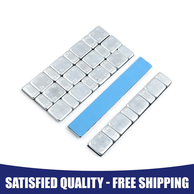 Universal Motorcycle Adhesive 124x18mm 5 x Back Wheel Balance Weight Strip