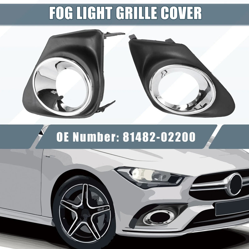 Toyota 1 x Pair Left Right Fog Light Grille Cover